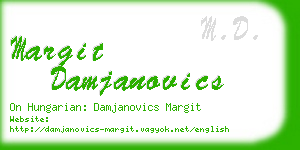 margit damjanovics business card